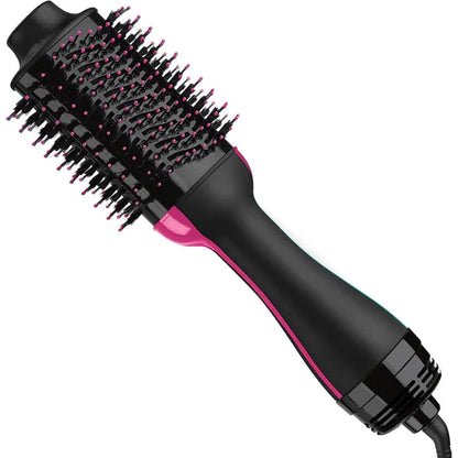 4-in-1 Blow Hair Dryer - Volumizer Brush, Straightening & Curl