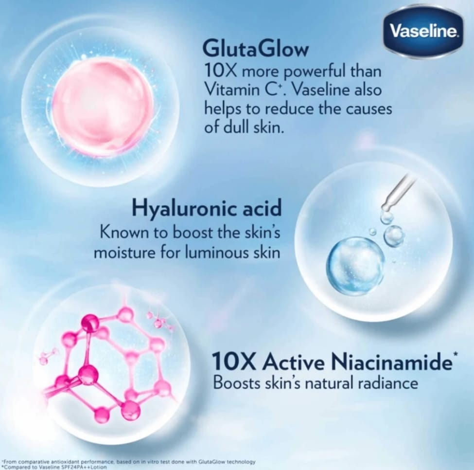 Vaseline Gluta-Hya Flawless Glow Serum In Lotion