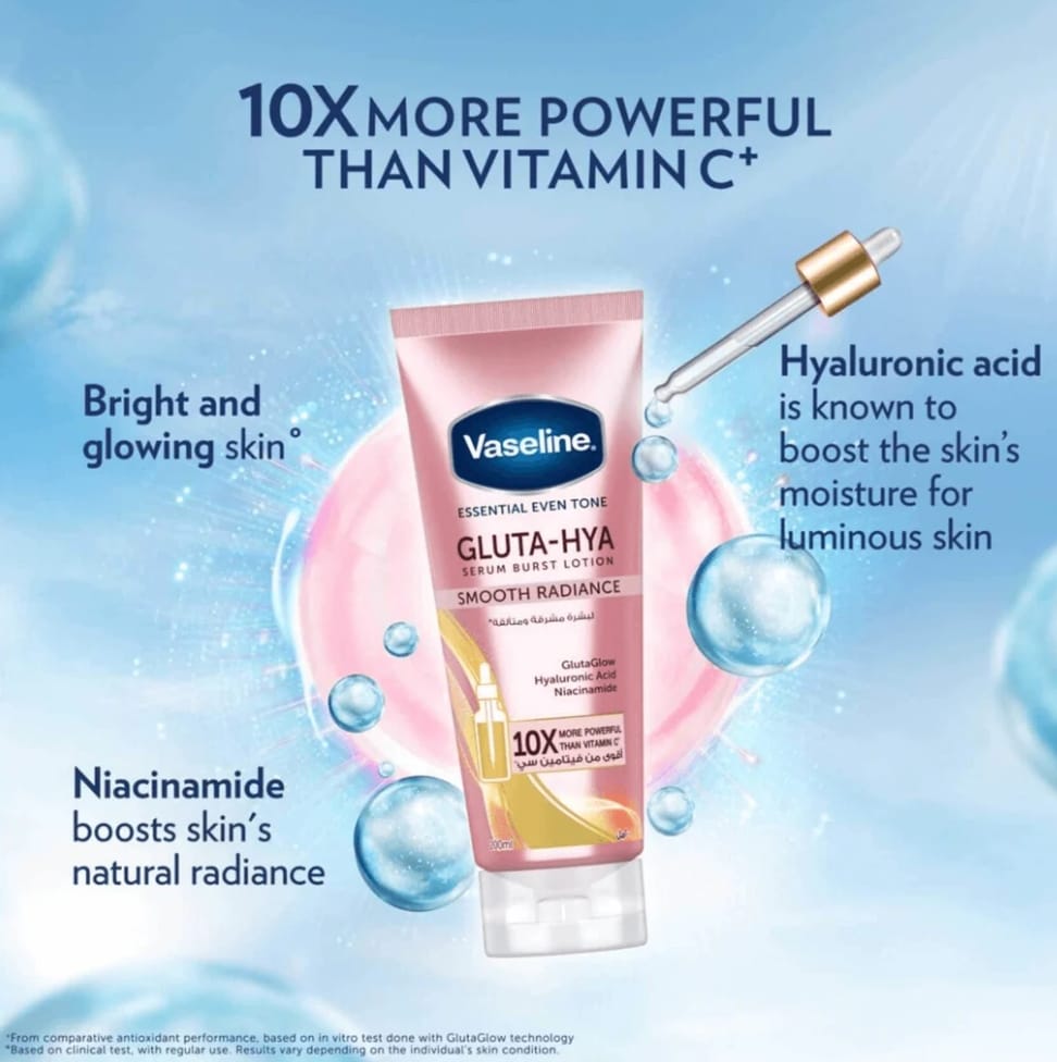 Vaseline Gluta-Hya Flawless Glow Serum In Lotion