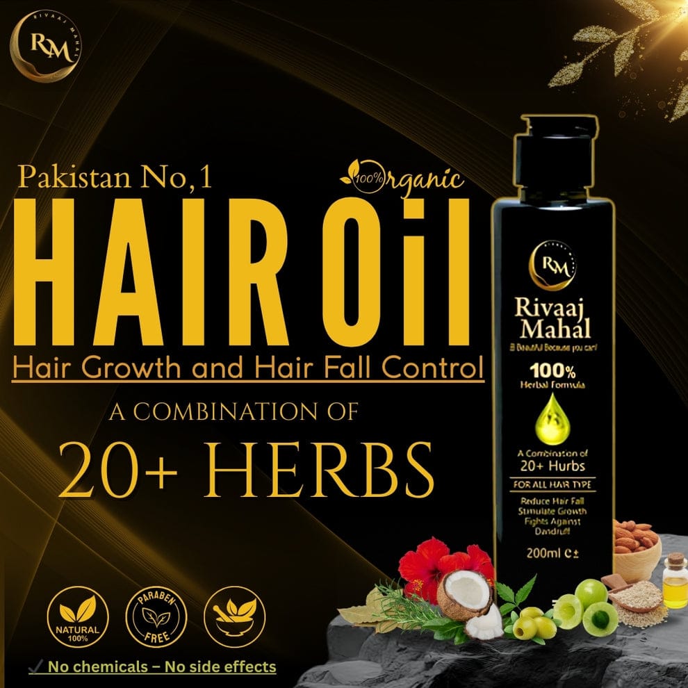 Rivaaj Mahal 100% Organic Hair Oil
