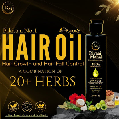 Rivaaj Mahal 100% Organic Hair Oil