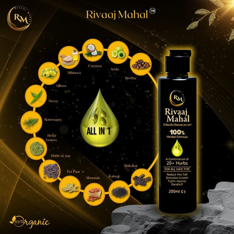 Rivaaj Mahal 100% Organic Hair Oil