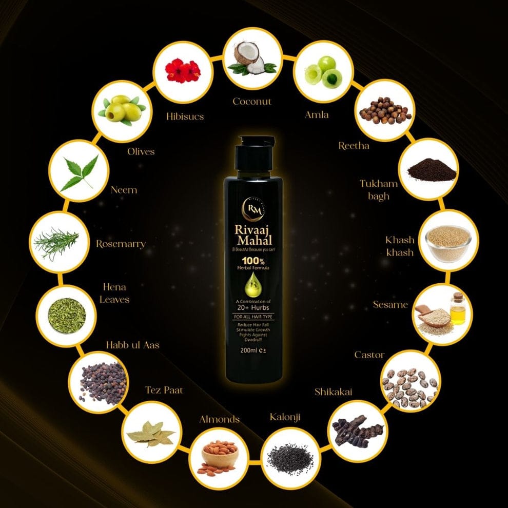 Rivaaj Mahal 100% Organic Hair Oil