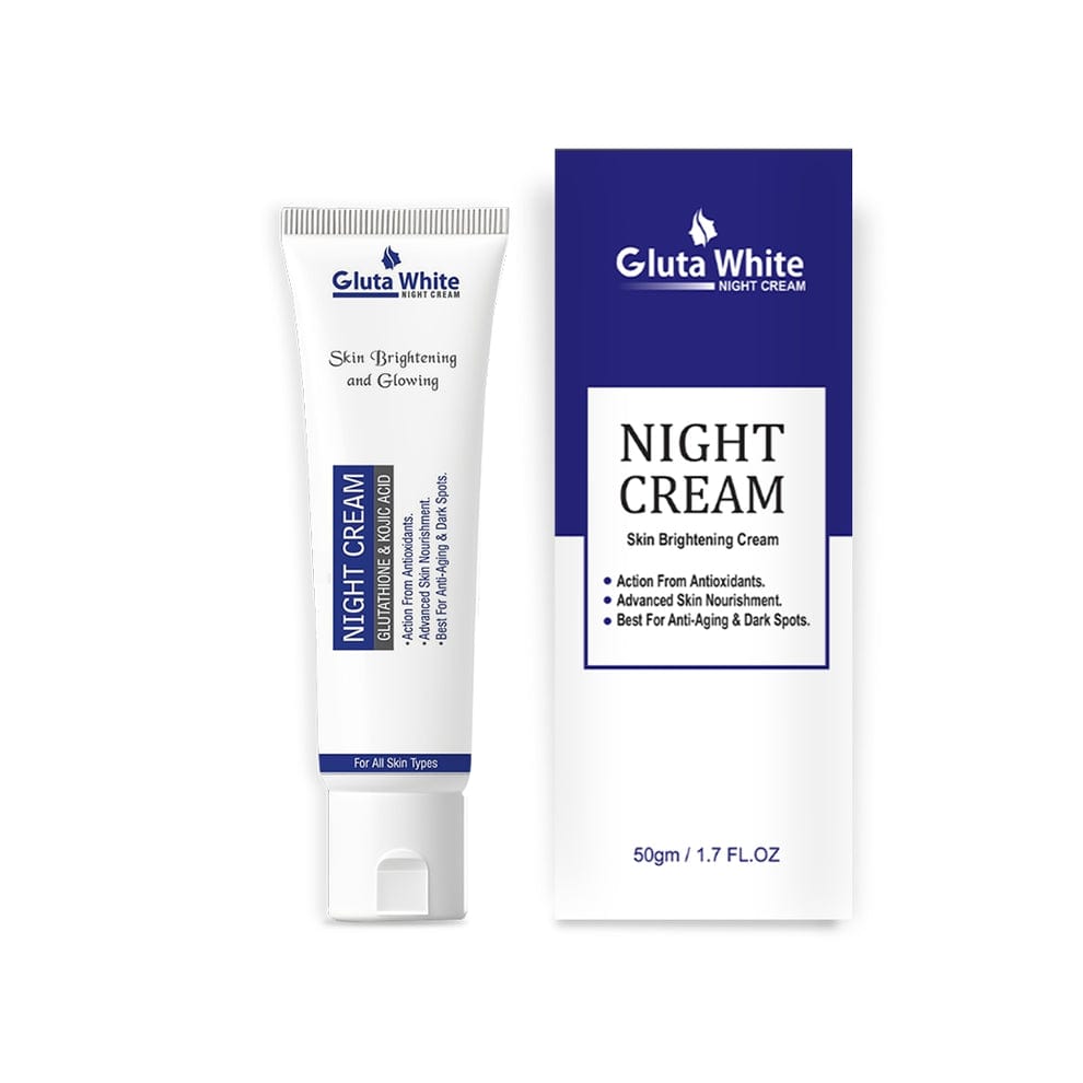 Gluta White Night Cream (Alpha Arbutin+Kojic Acid)