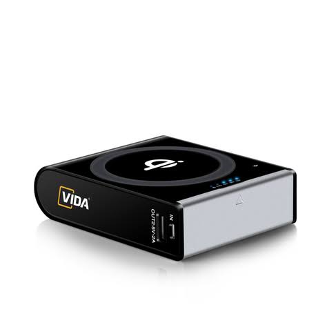 Vida 25 Watts Compact PowerBank (Wired+Wireless)