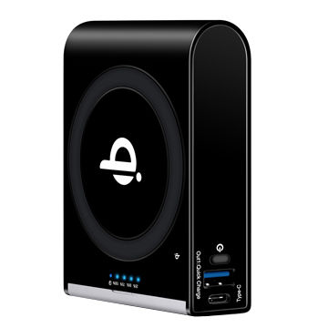 Vida 25 Watts Compact PowerBank (Wired+Wireless)