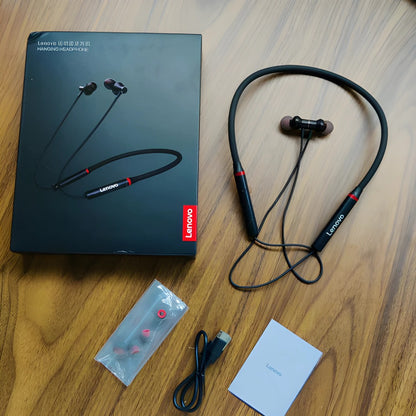 Lenovo Wireless Neckband HE05X Magnetic Earphones
